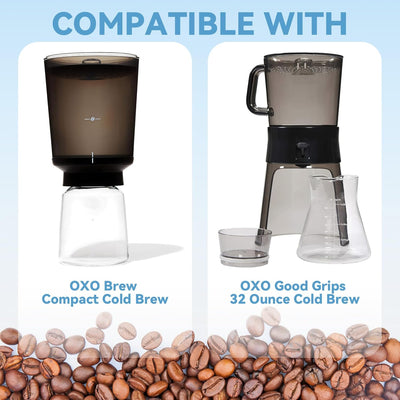2 filtros de café reutilizables compatibles con OXO Cold Brew y OXO Good Grips