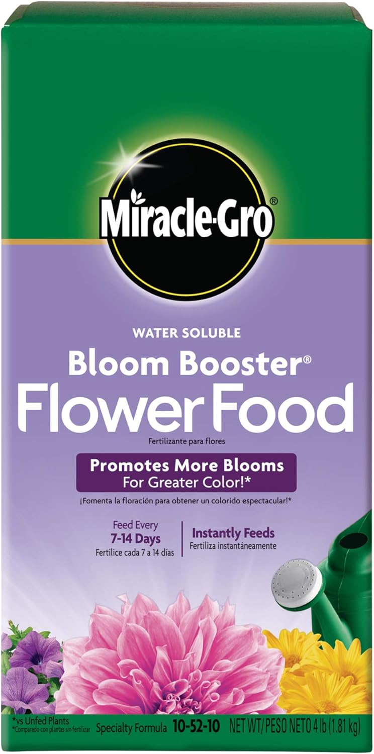 Alimento soluble floración para flores