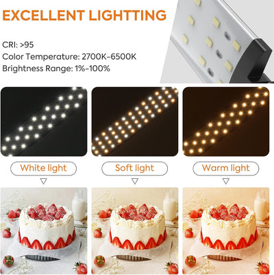 Caja luz LED bicolor 47x20x55pulg regulable CRI98 para fotos
