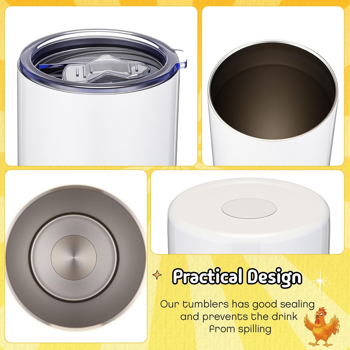 Vaso térmico acero inox con mensaje oculto 20oz