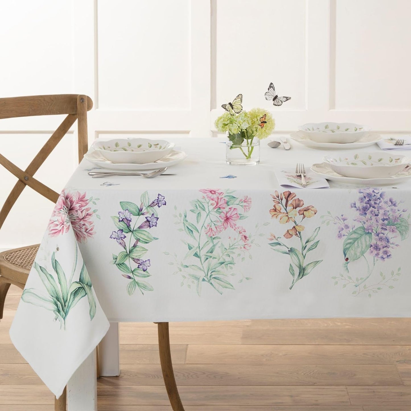 Mantel de jardín Lenox Butterfly Meadow multicolor 60x120 pulgadas