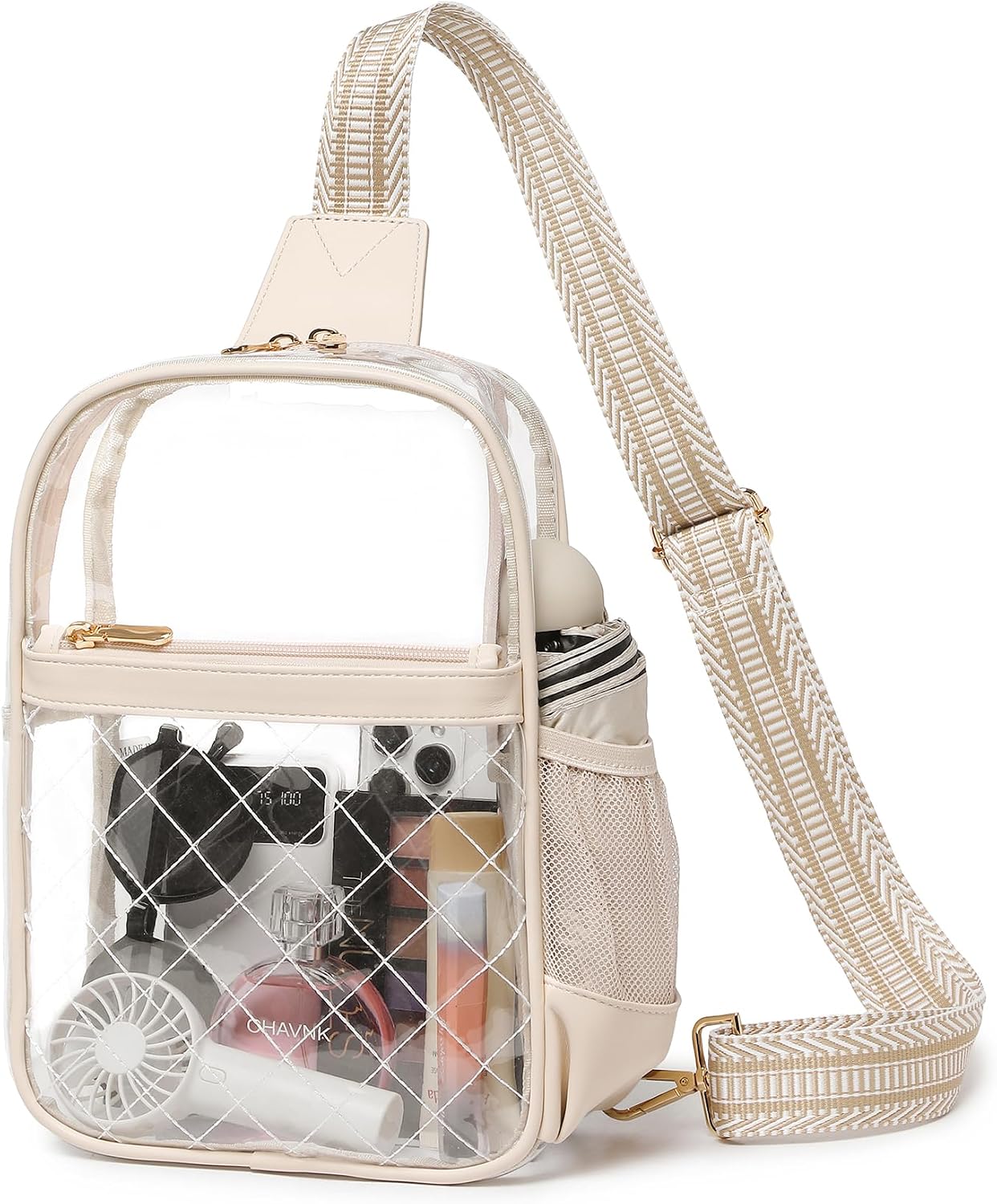 Bolsa transparente PVC para eventos deportivos