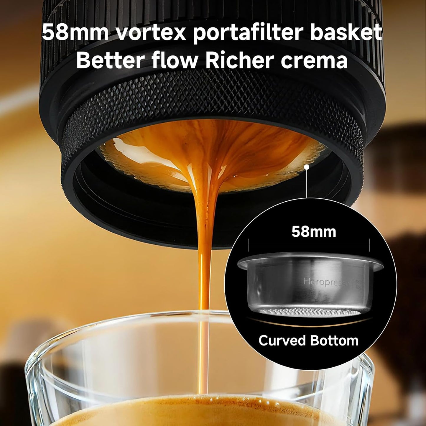 Máquina Espresso Portátil 20 Bar Recargable USB-C
