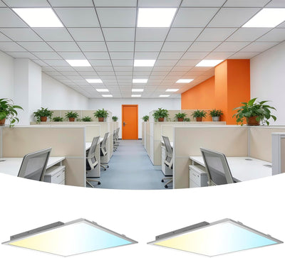2 Luces LED Plano 2x2 Regulable 3000-6300K