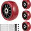 Ruedas giratorias poliuretano 5pulg set 4 4000lb
