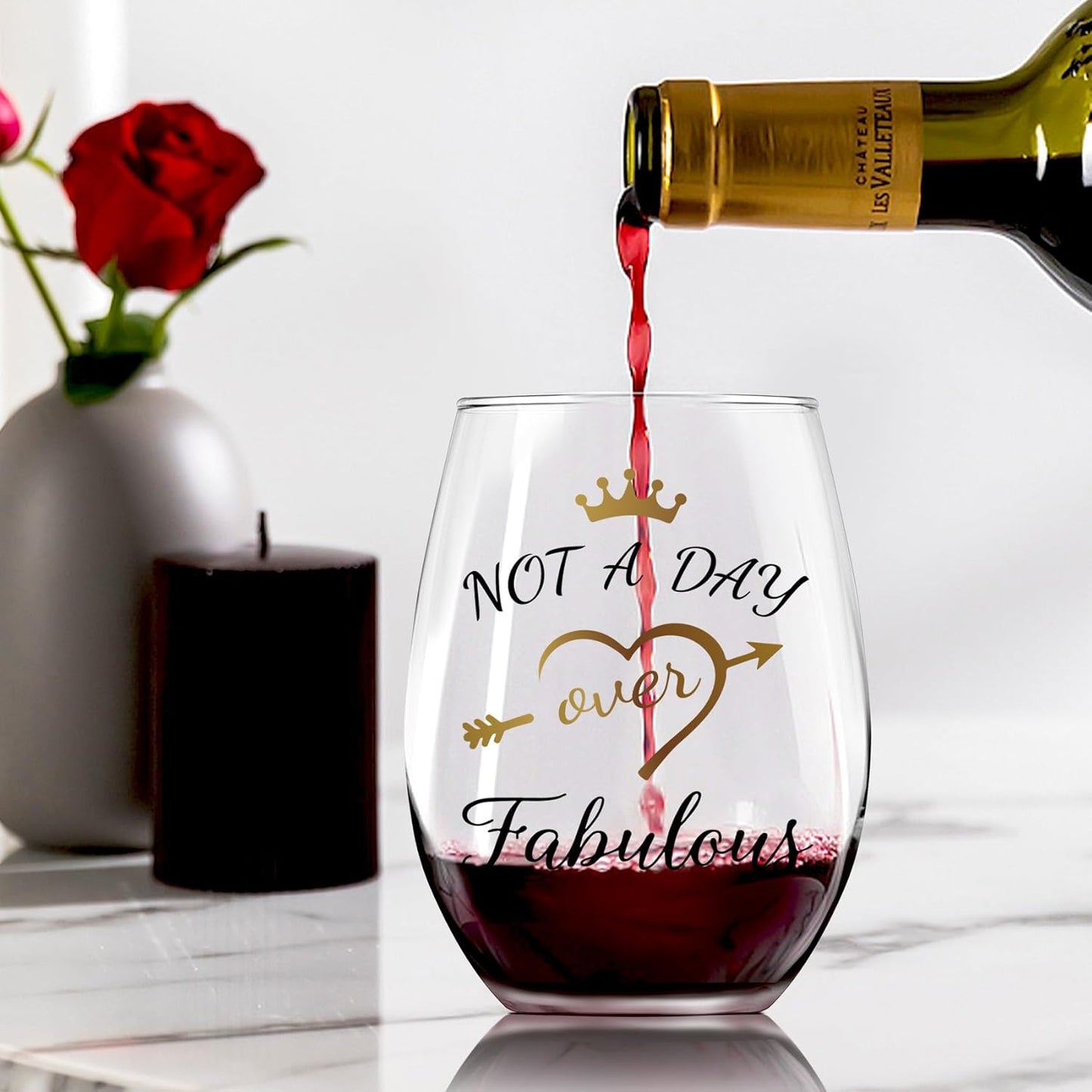 Copas vino personalizadas regalo mujer cumpleaños