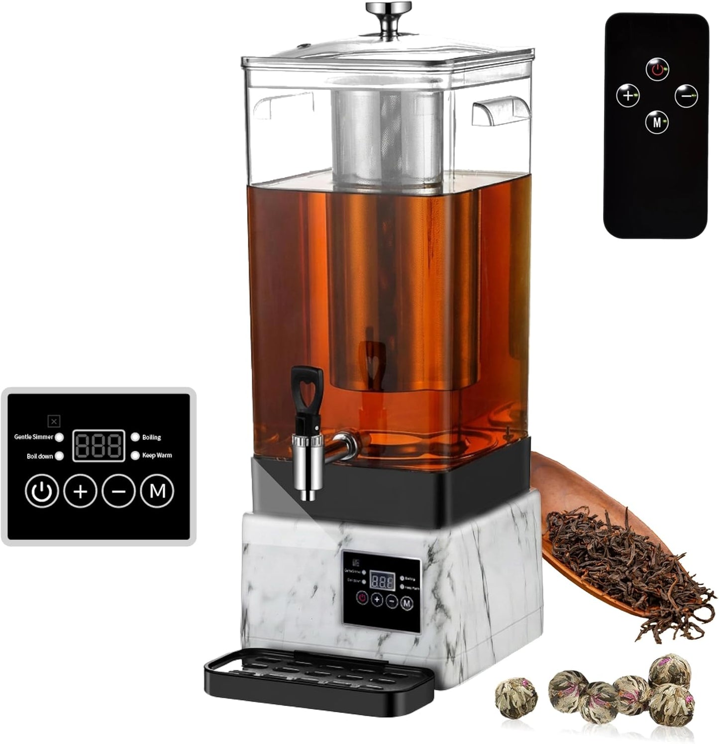 Máquina té 14L 90 tazas dispensador multifuncional con infusor