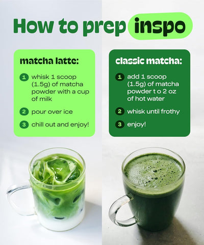 Polvo Matcha Orgánico Certificado Bolsa 16oz Pack 2