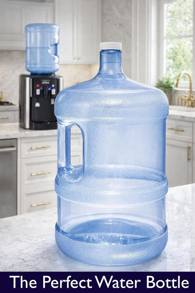 Botella de agua de 5 galones sin BPA con dispensador de jugos