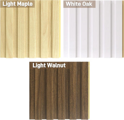 3 Pack Paneles Pared Madera 6x5.9pulg WPC Decoracion