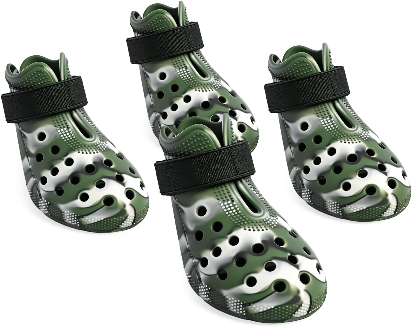 Zapatos perros pavimento caliente antideslizante ajustable