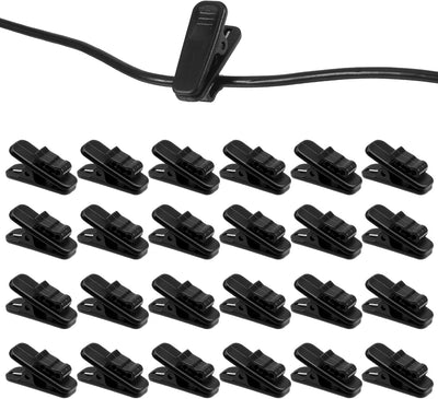 20 Clips Auriculares para Ropa y Micrófonos