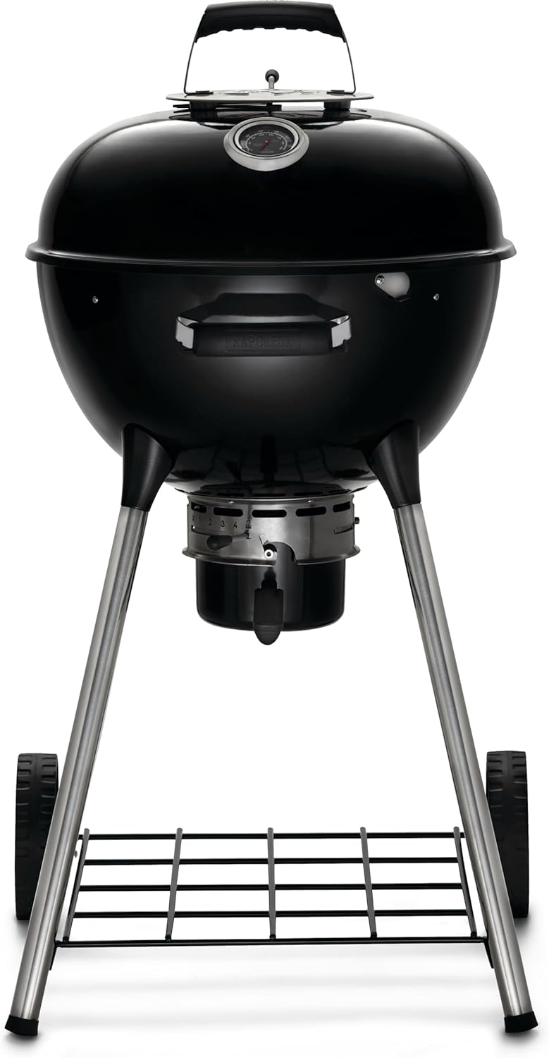 Parrilla carbón negro tapa cuenco esmaltado rejilla cromada