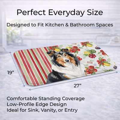 Alfombra cocina baño foam tricolor collie antifatiga lavable