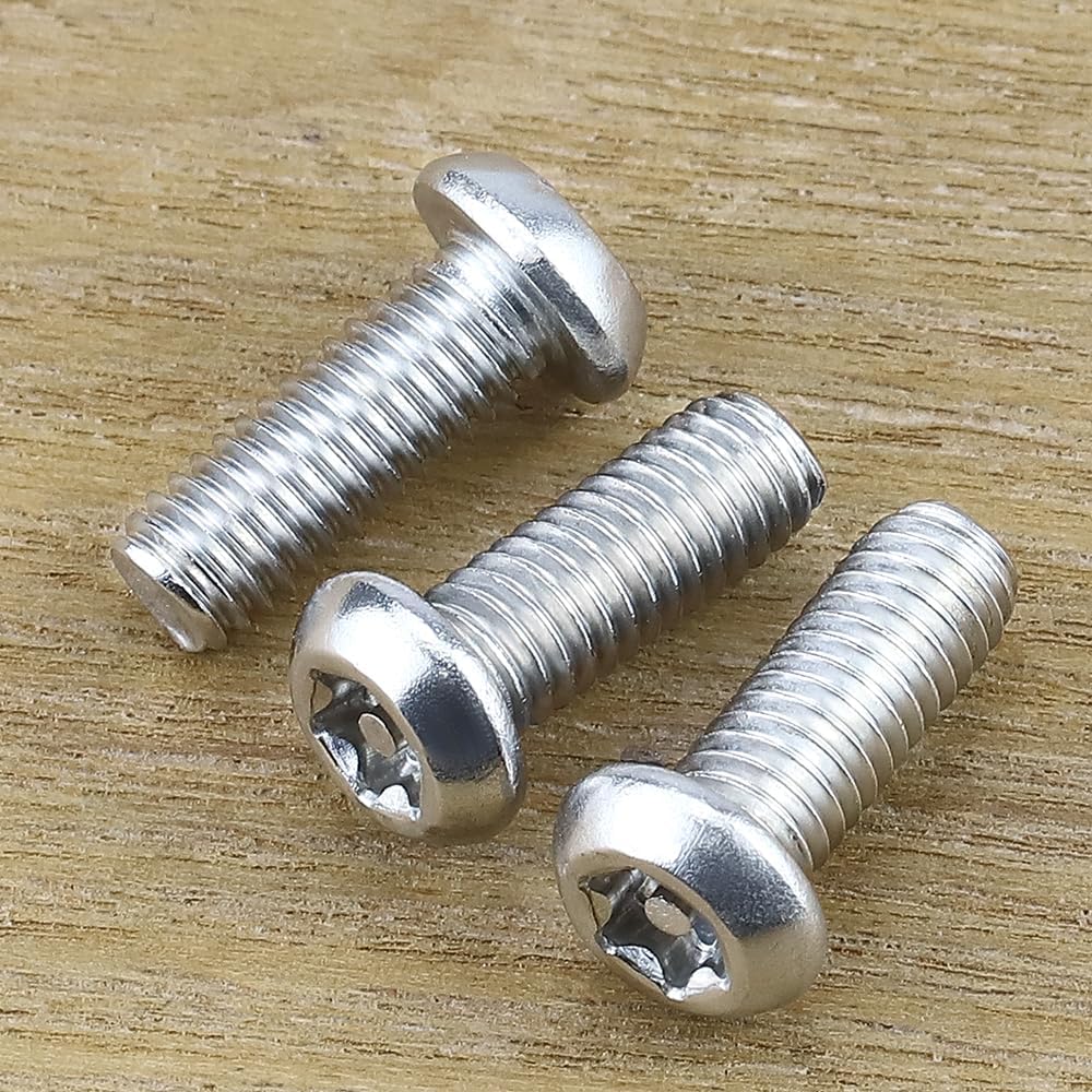 Tornillos Torx M4-0.7 x 6mm acero inox 304 set 100uds