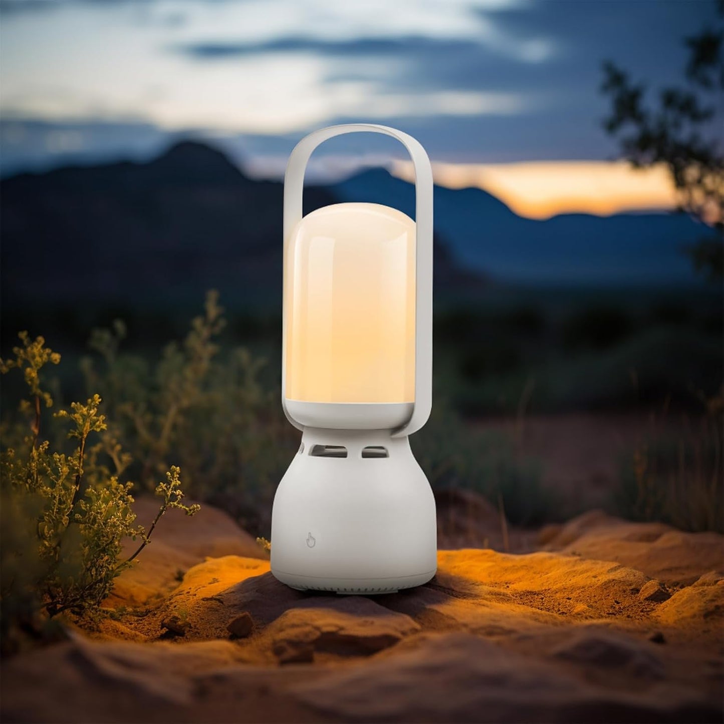 Linterna portátil recargable 11 modos RGB para camping