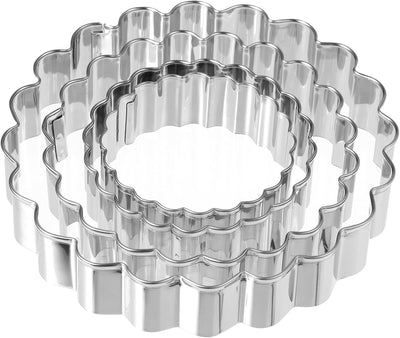 Juego cortador galletas redondo acero inox 5-2 pulg