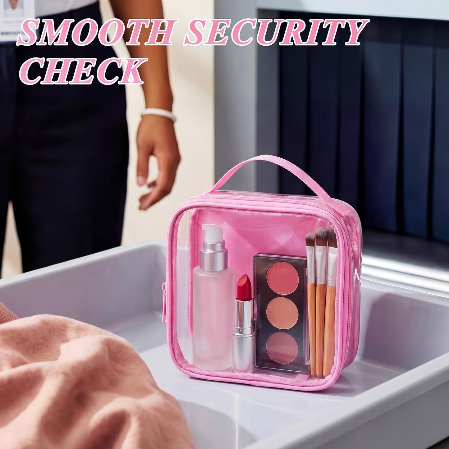 3 bolsas TSA aprobadas reutilizables 1qt transparente con asa