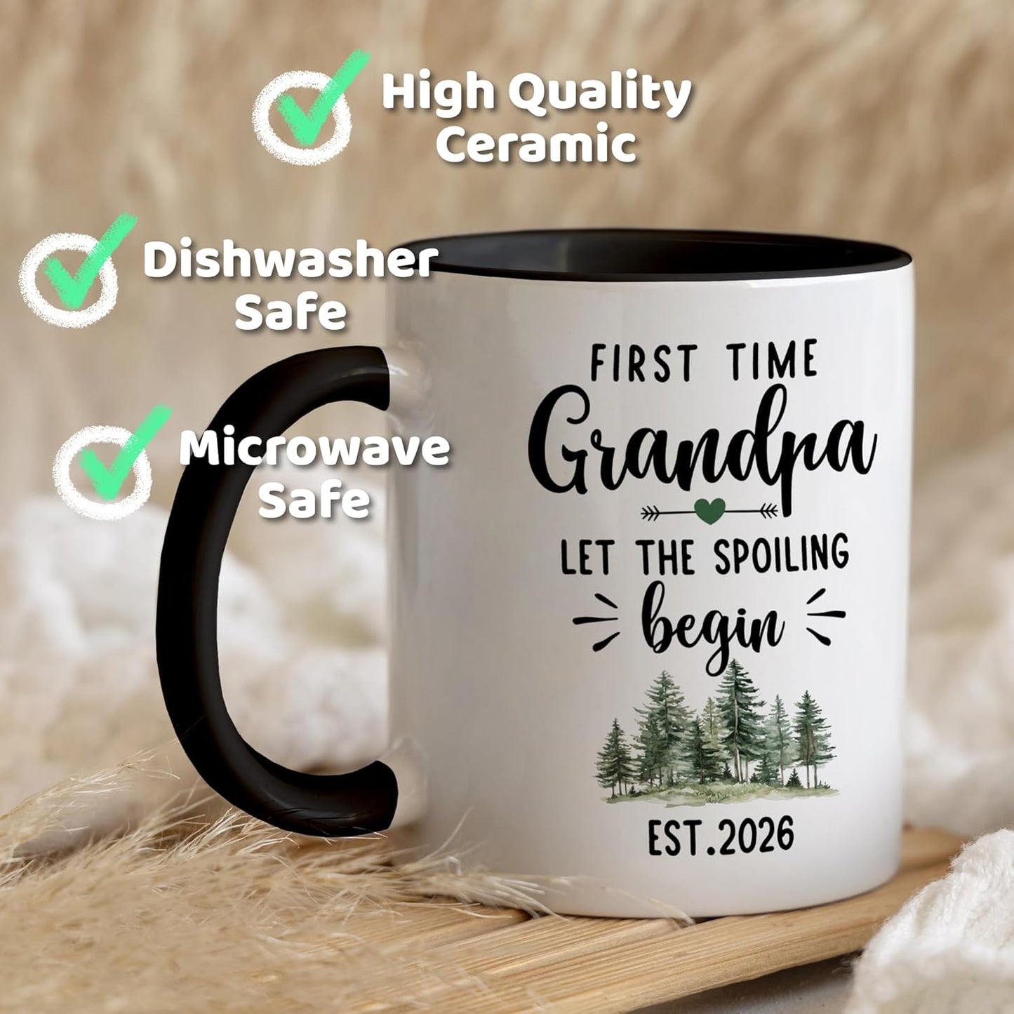 Mug para abuelos Regalo de Navidad y Día del Padre 2026
