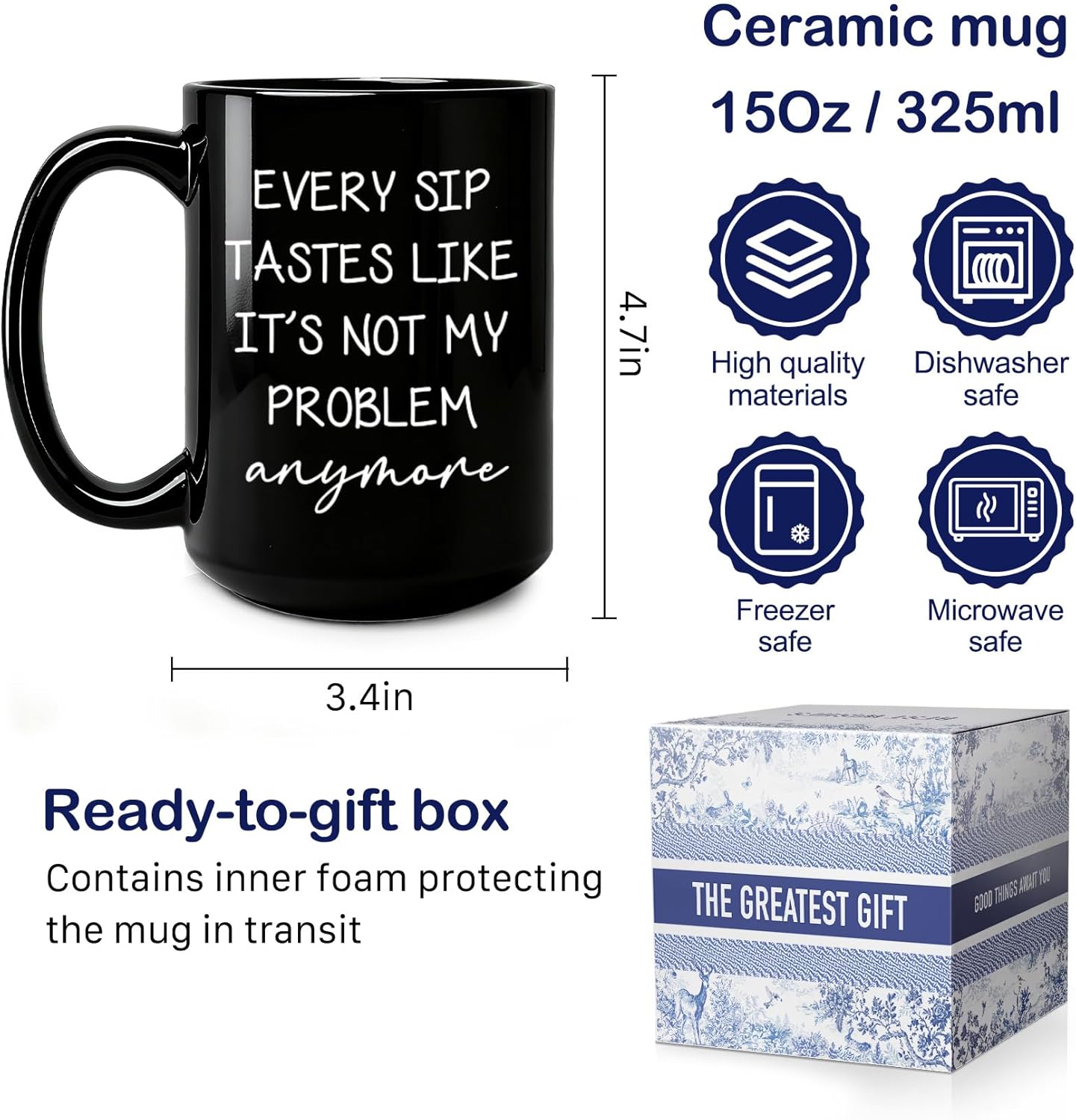 Taza de jubilación regalo para hombres y mujeres 2026