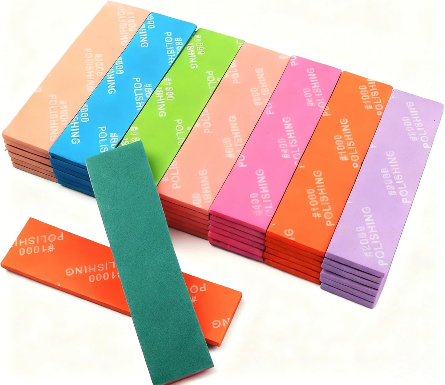 Set 30 esponjas lijado grano 400-800 impermeable hobby