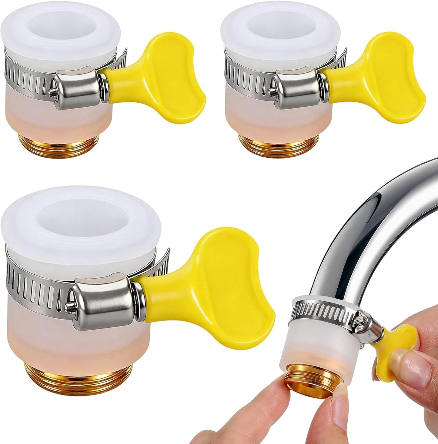 Adaptador grifo a manguera universal rosca fina