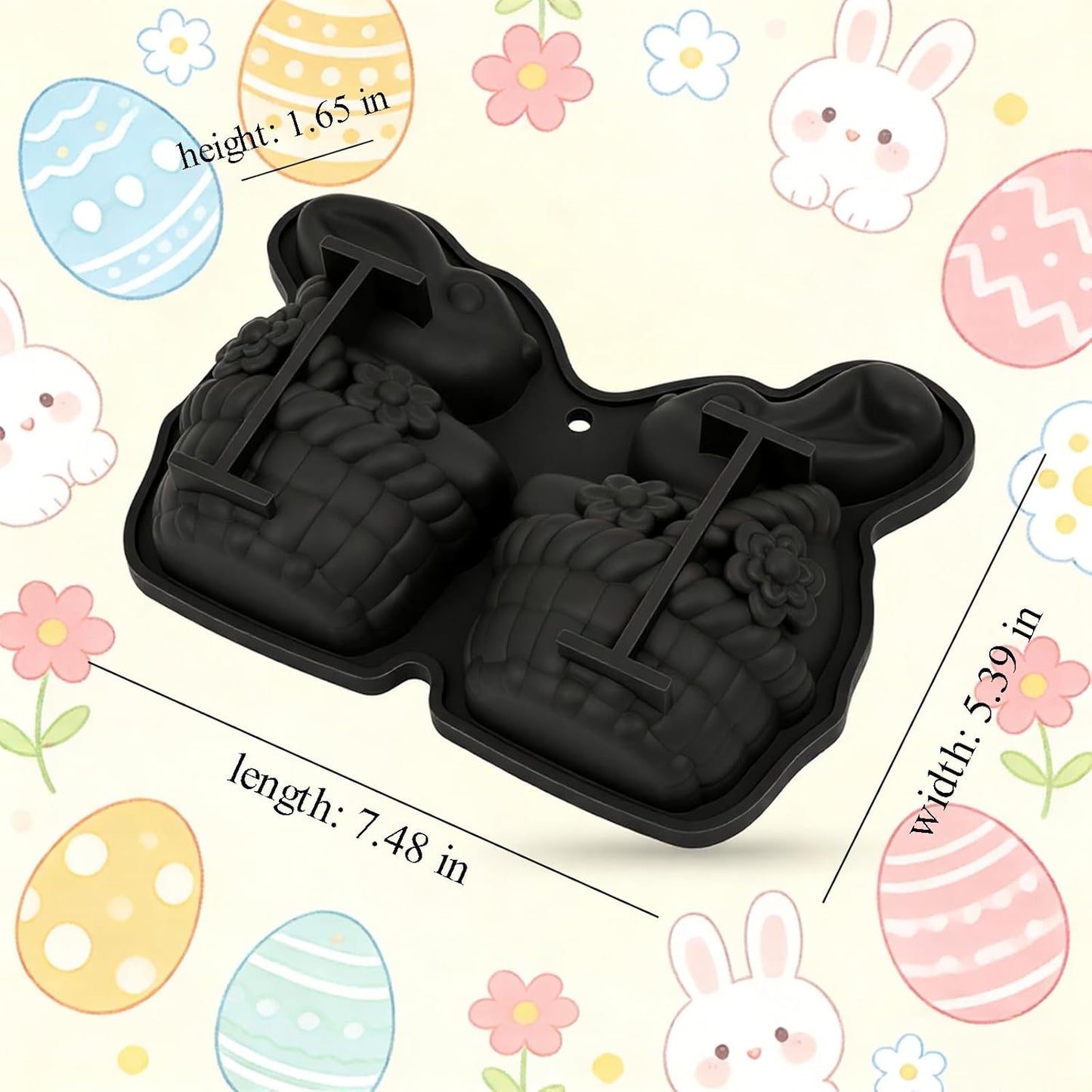 Moldes silicona conejitos Pascua chocolate caramelos