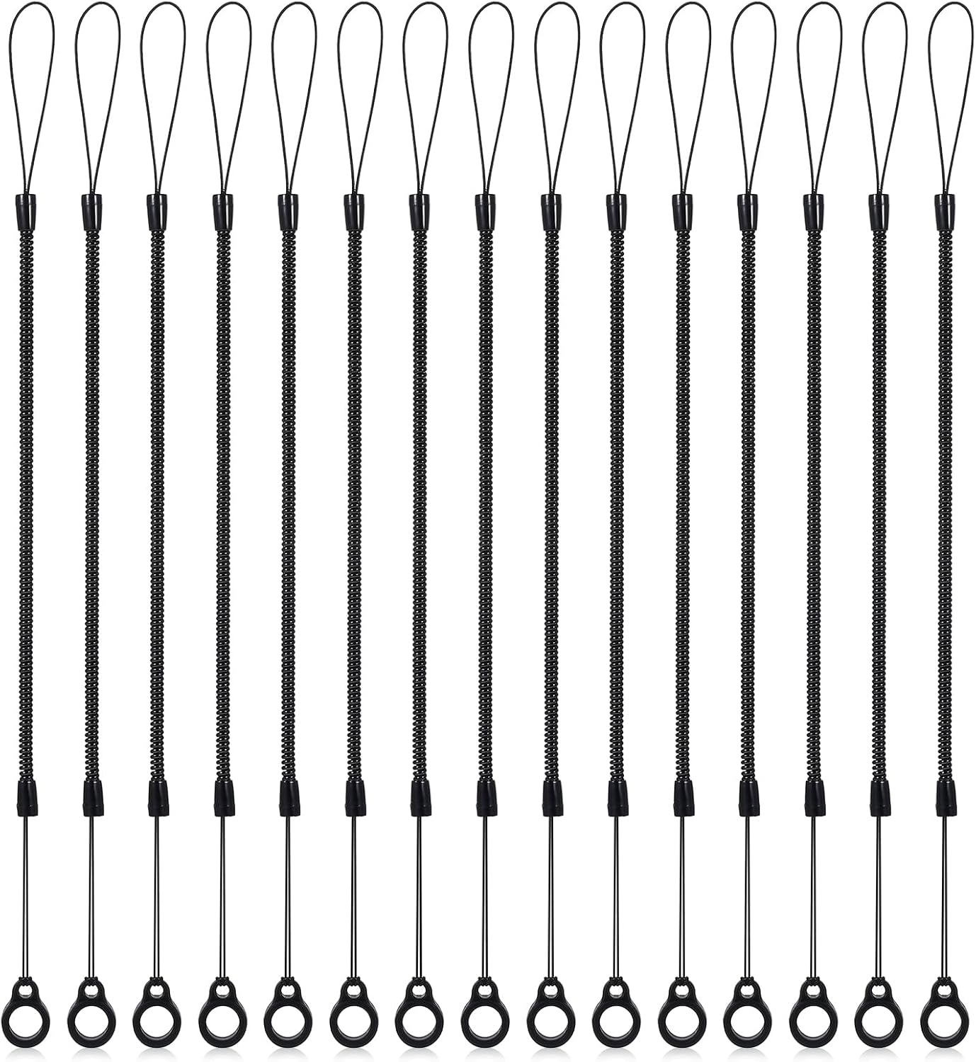 15 Correas Retráctiles para Lápiz Capacitivo con Anillos Silicona