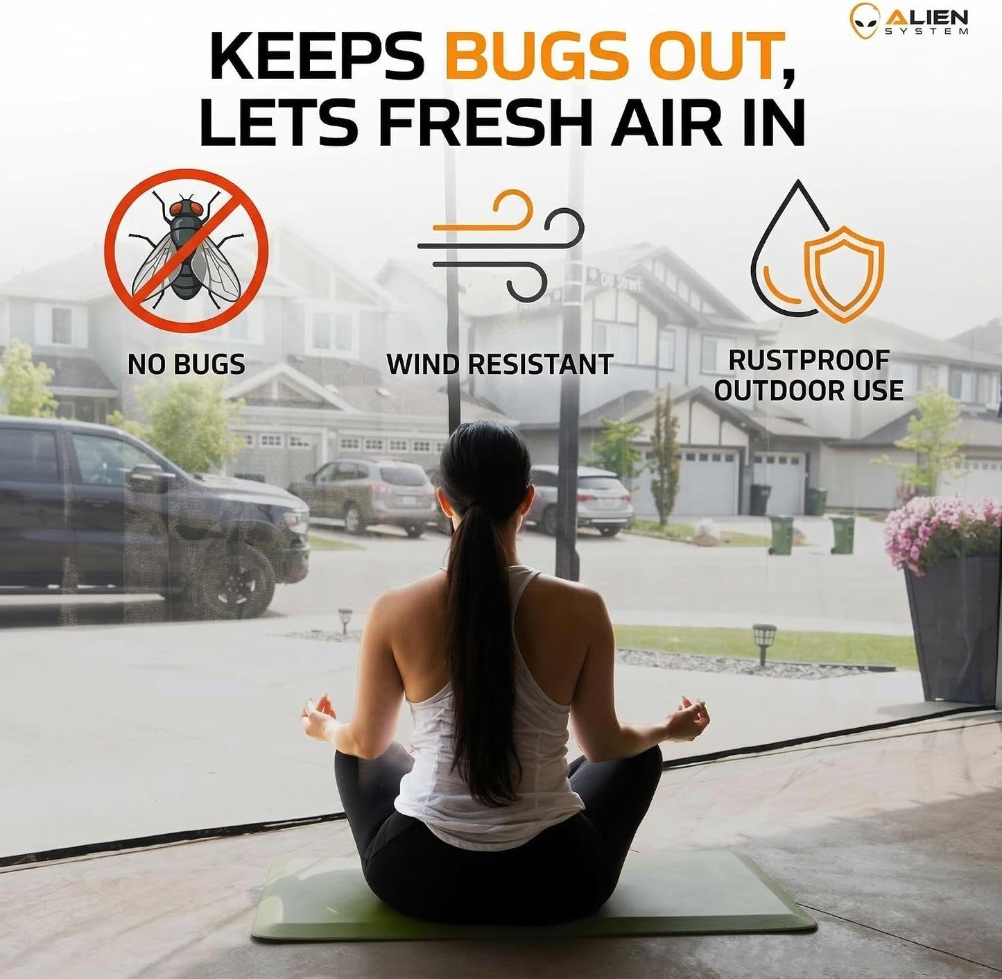 Pesos magnéticos puerta mosquitera 4 pzas silicón