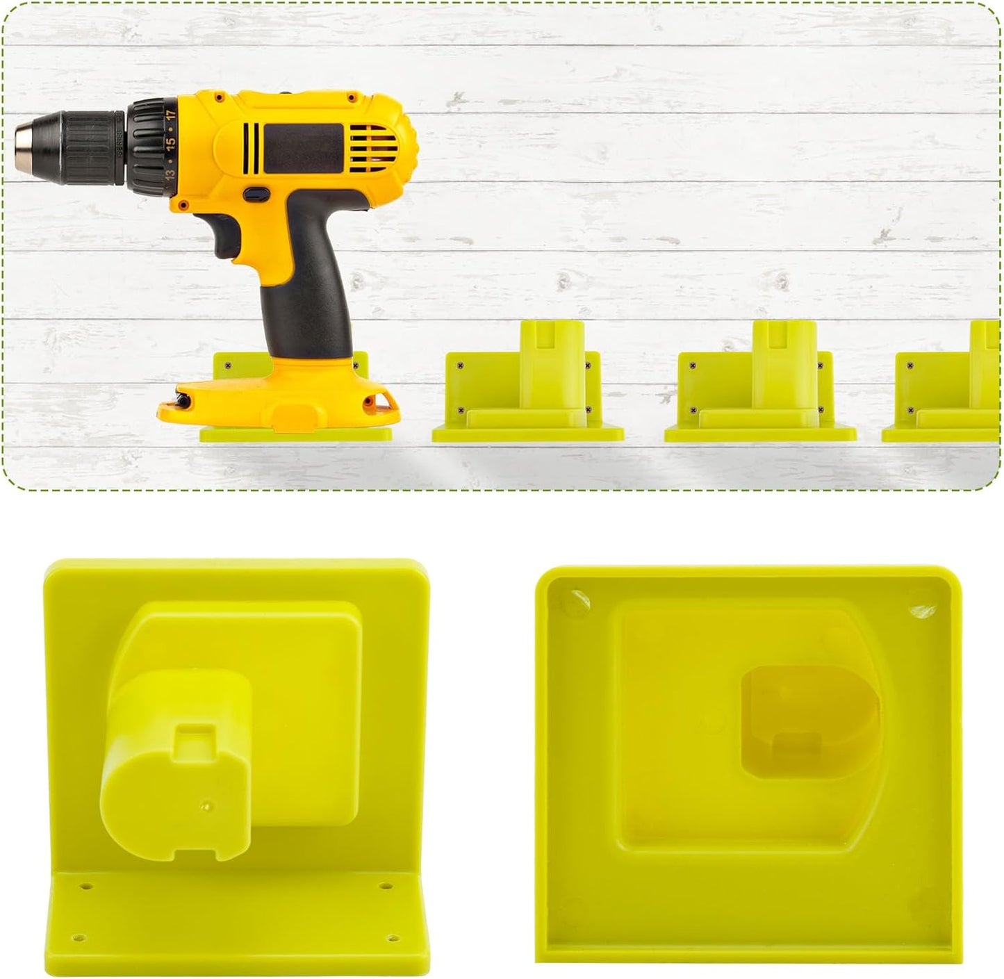 10 Soportes Herramientas Eléctricas Ryobi Comp Pared