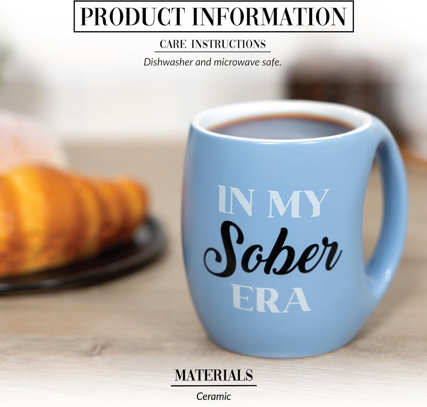 Taza 15oz para café té con mensaje de recuperación