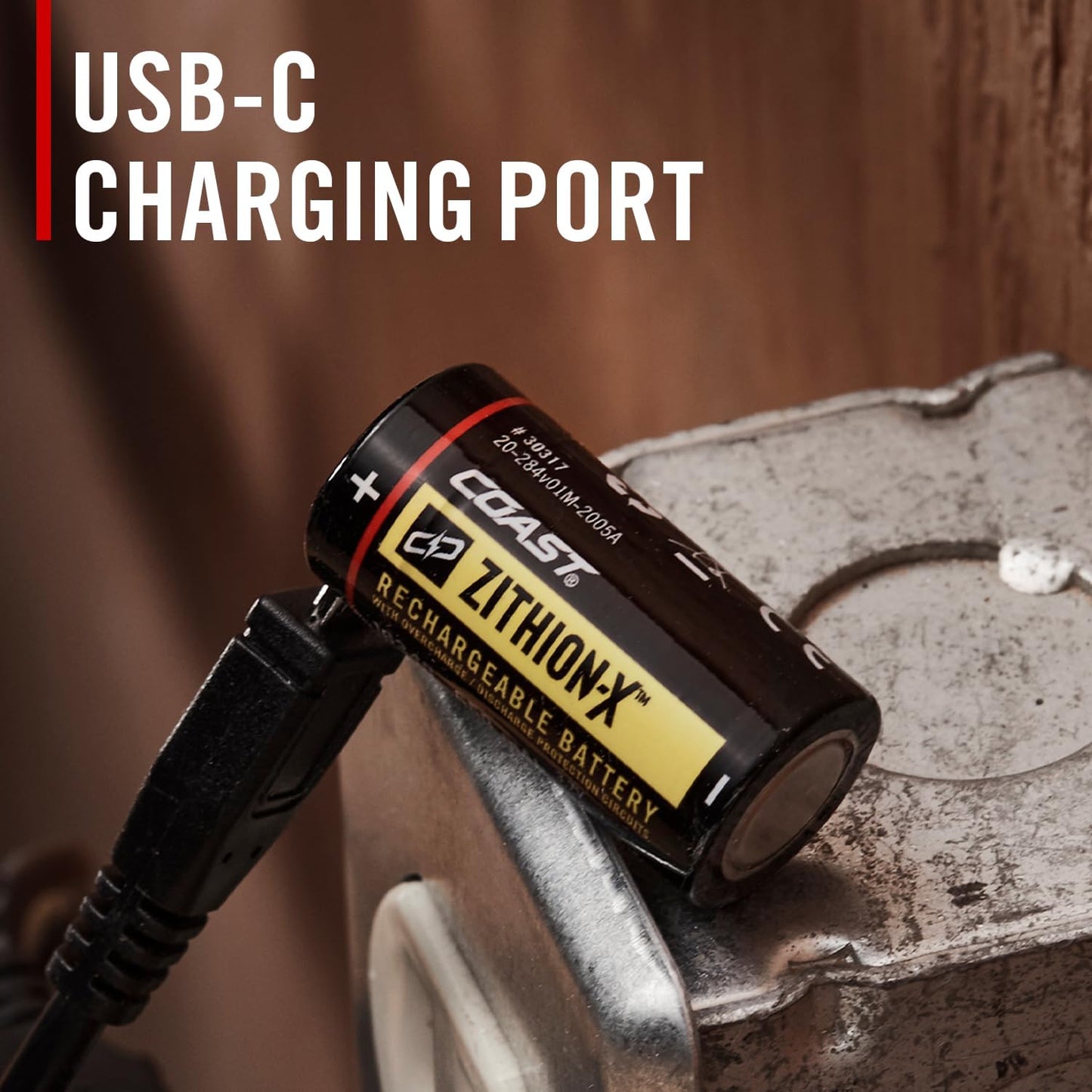 Batería Li-ion recargable con indicador USB-C comp XT7R y XP7R