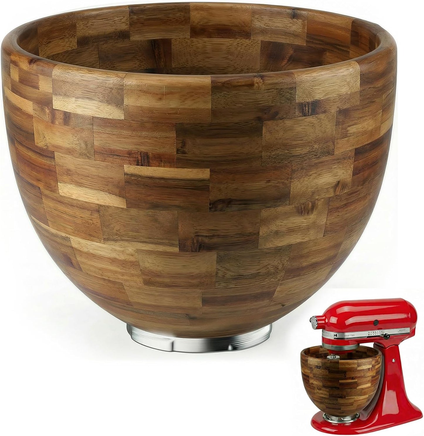 Bowl Mezclar Madera Comp KitchenAid 5qt para Pan y Ensaladas