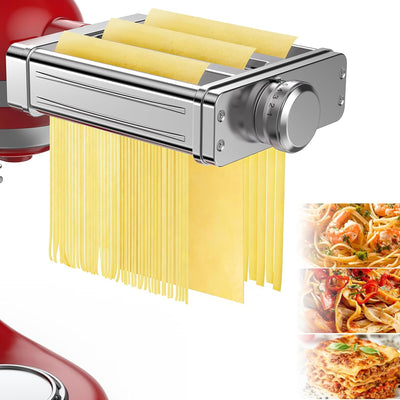 Accesorio 3en1 pasta KitchenAid con rodillo y cortador
