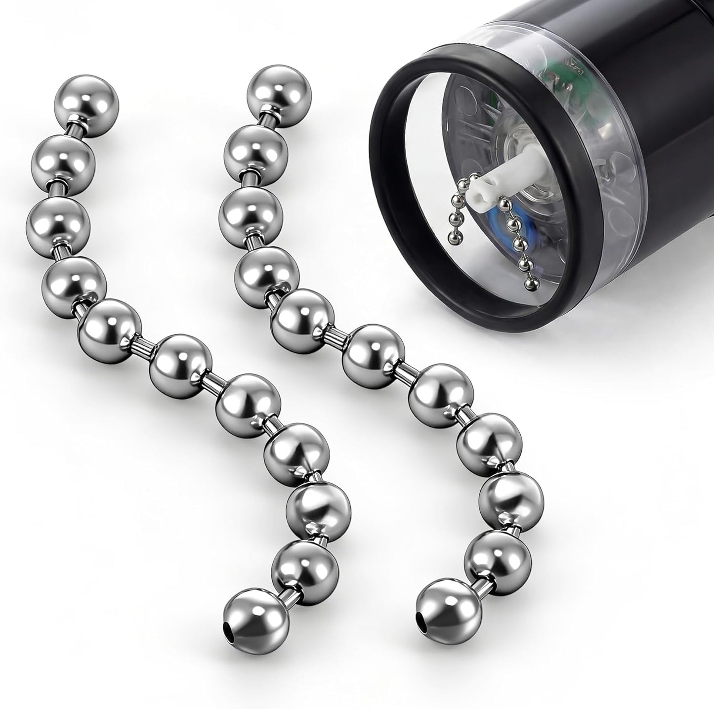 Set 2 bolas cadenas repuesto molinillo Wakit acero inox