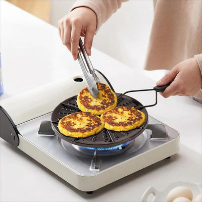 Parrilla Budare Arepa colombiana 7.5 pulgadas para estufa de gas con diseño perforado