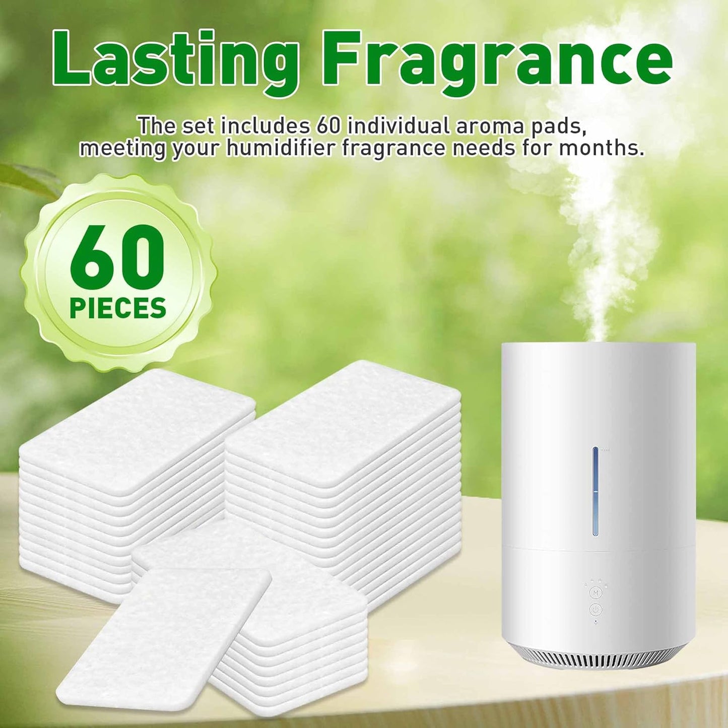 Pack 60 Humidificadores Aromáticos Comp Dreo Tela No Tejida