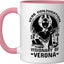 Taza Cerámica Aprender Italiano Rosa/Blanca
