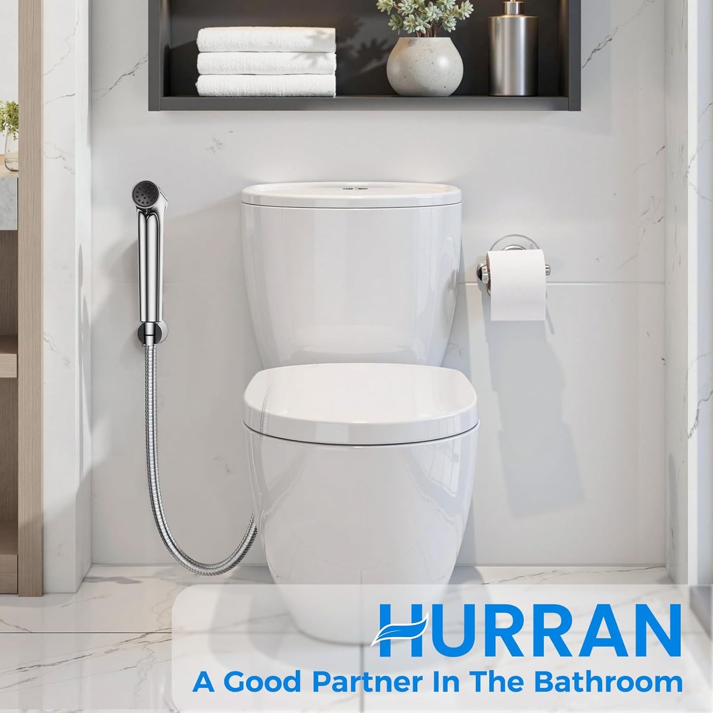 Pulverizador bidé mano control presi髇 ajustable