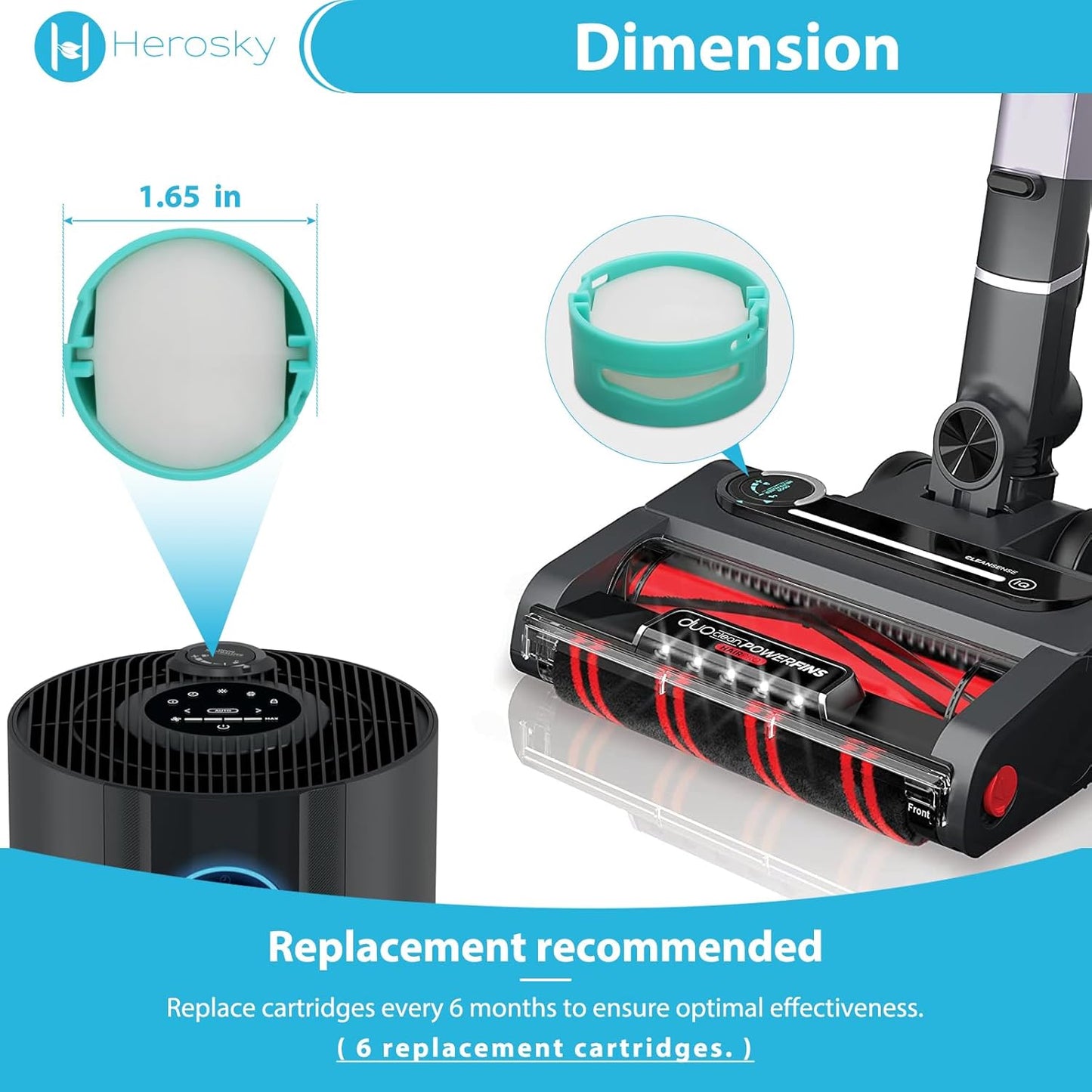 Filtro repuesto comp Shark HZ700