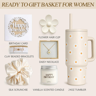 Caja regalo cumpleaños mujer vaso margarita
