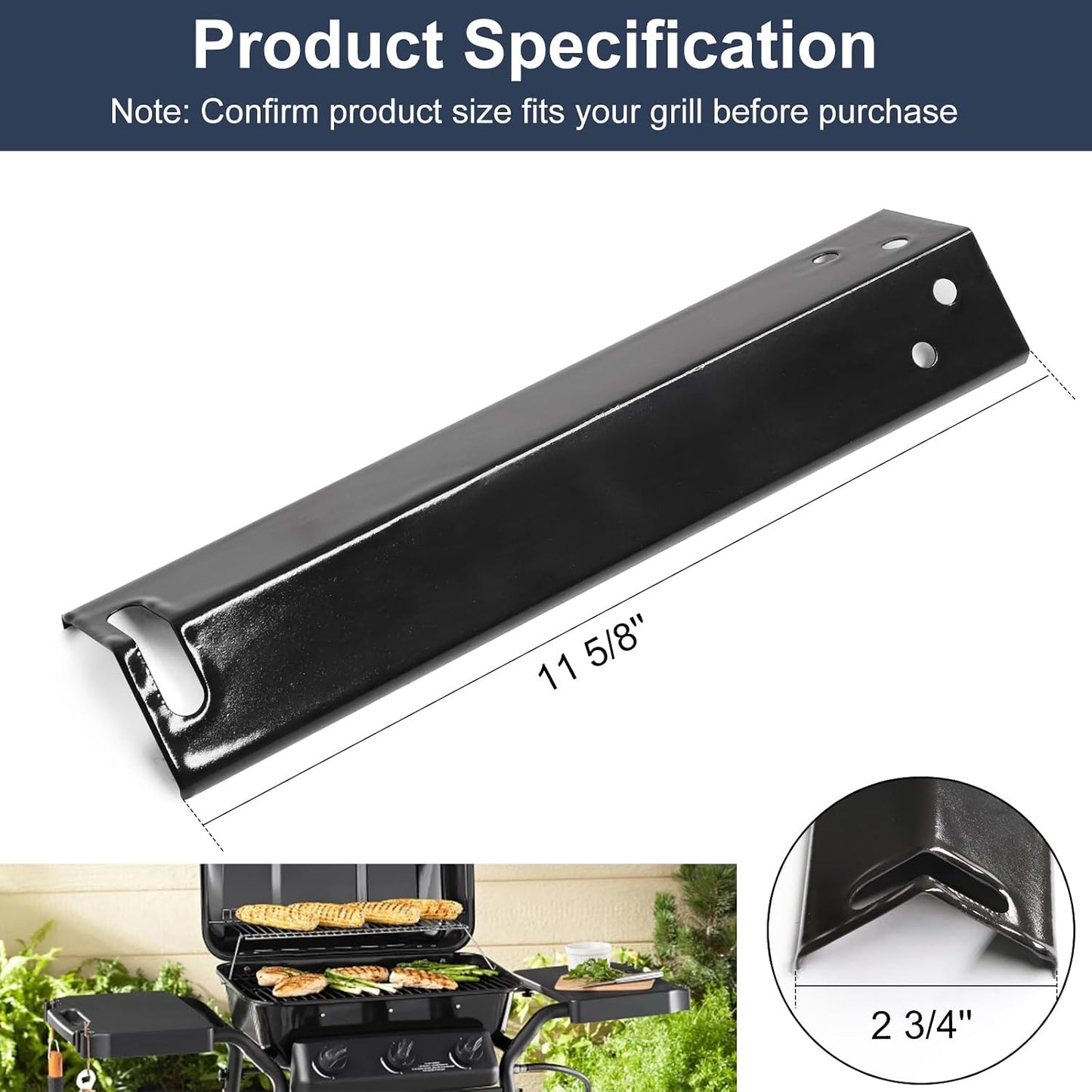 Repuesto parrilla Expert Grill XG10-101-002-02 3 quemadores