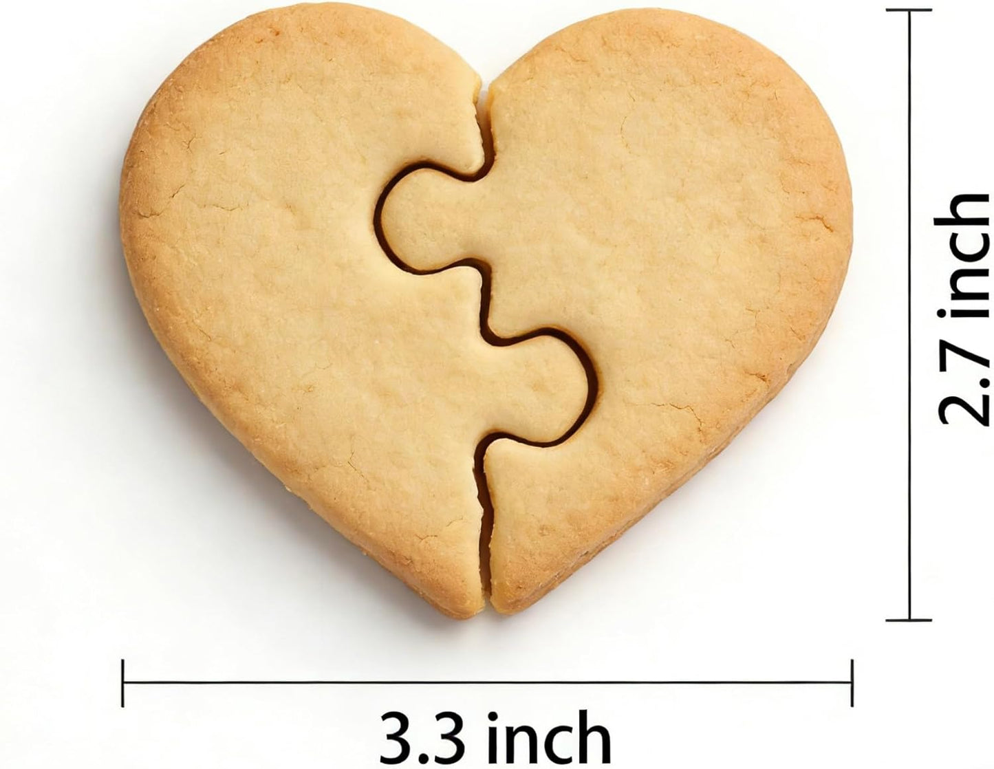 Cortador galletas corazón roto