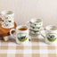 Taza de cerámica blanca Mud Pie de la granja de las ovejas