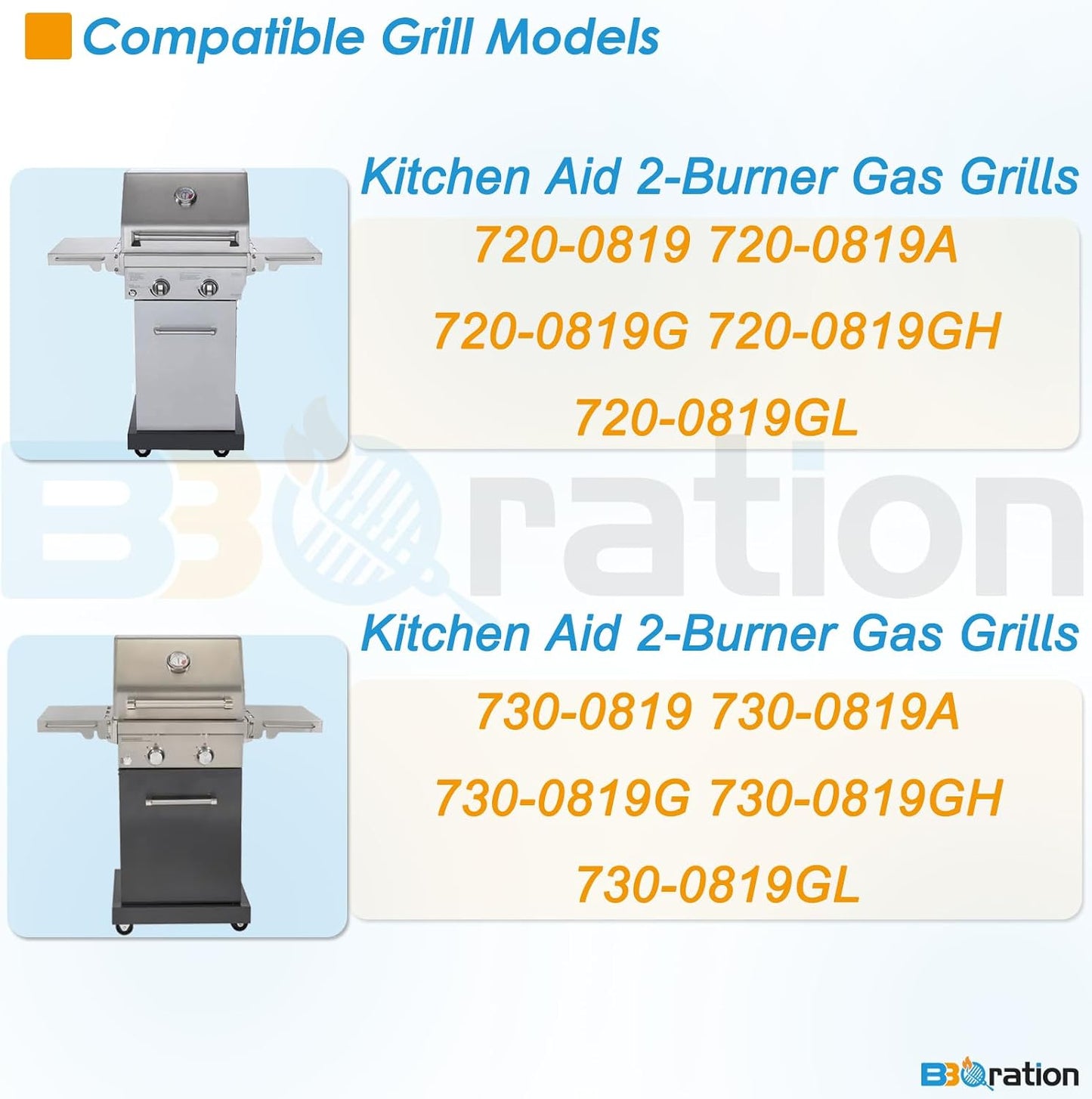 Kit repuesto parrilla gas Kitchen Aid