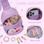 Bolsa cruzada personalizada para niña con iniciales Lavender