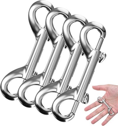 4 Ganchos a Presión 3.5pulg Multiusos para Correas y Cubos de Agua