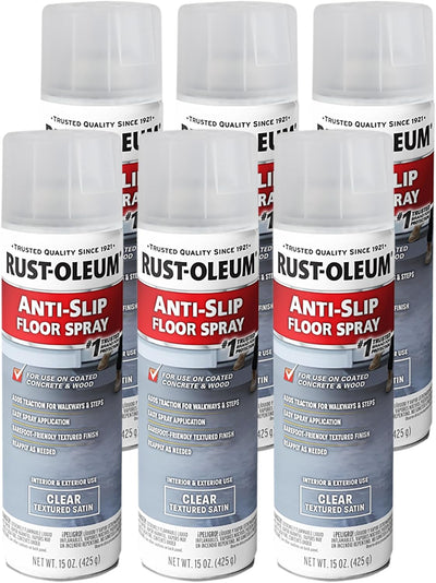 Spray antideslizante para pisos texturizado 15oz 6 Pzas