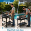 Carrito parrilla Blackstone 22pulg mesa plegable 31.5pulg