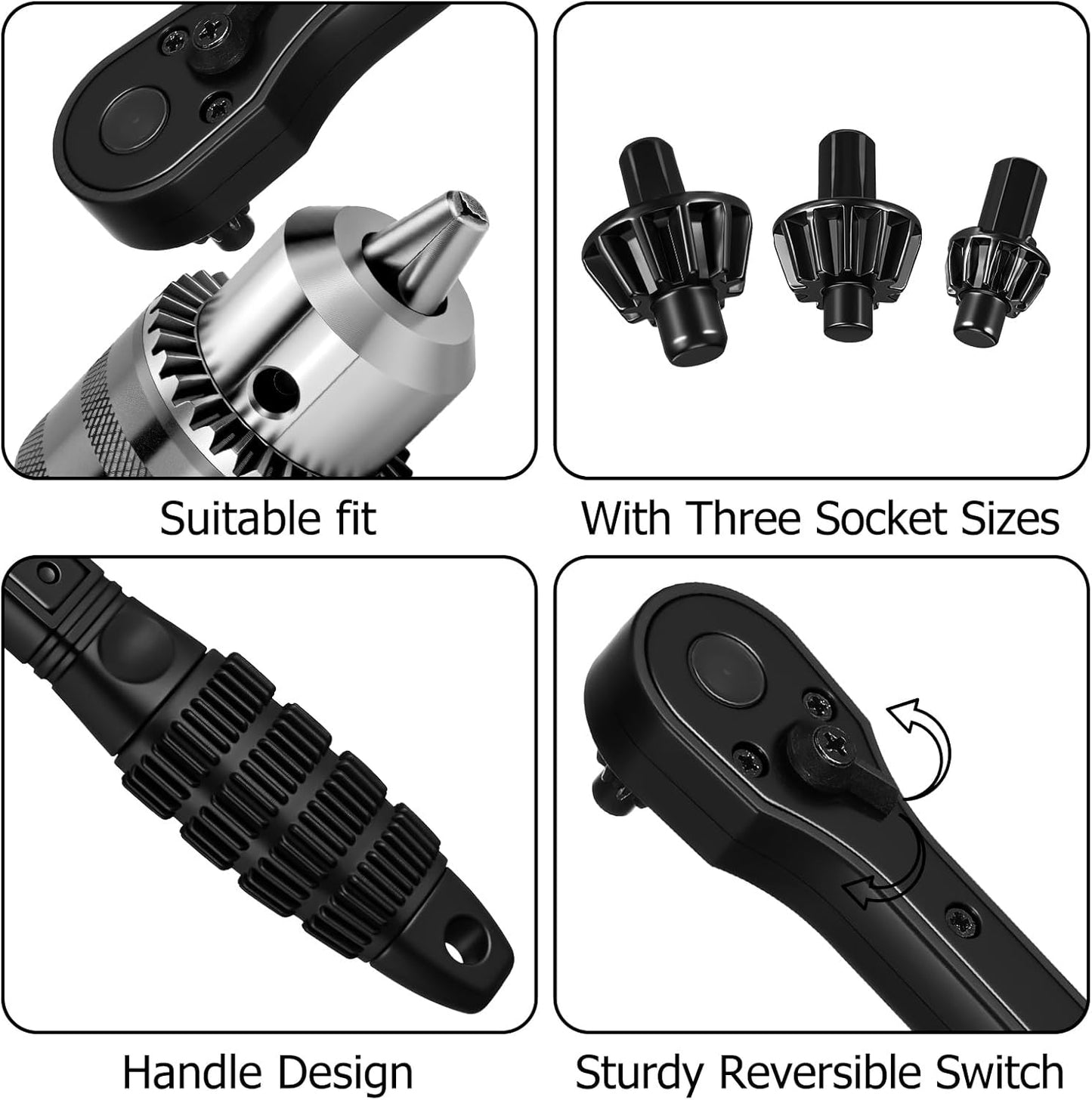 Llave trinquete 2en1 comp taladros electricos